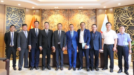 Thành viên HĐTV Petrovietnam Trần Bình Minh tiếp lãnh đạo PTT Thái Lan