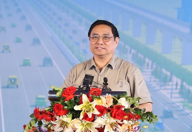 Thủ tướng Phạm Minh Chính phát biểu tại buổi lễ.