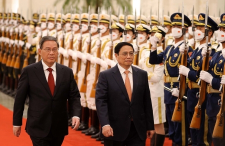Thủ tướng Phạm Minh Chính hội đàm với Thủ tướng Quốc vụ viện Trung Quốc