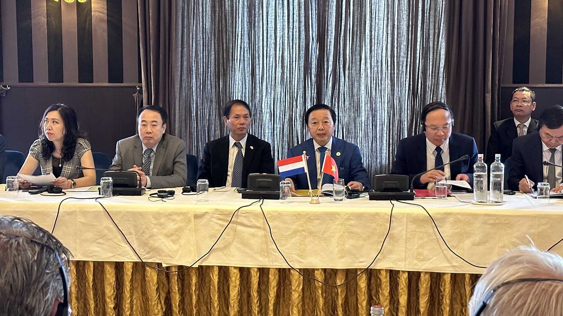 Phó Thủ tướng Trần Hồng Hà cảm ơn những đóng góp tích cực, hiệu quả của Hà Lan cho công cuộc phát triển kinh tế-xã hội bền vững tại Việt Nam.