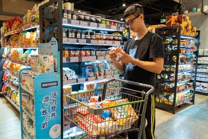 Các sản phẩm sữa đặc Ông Thọ xuất hiện tại nhiều cửa hàng, siêu thị Trung Quốc và dần trở nên quen thuộc hơn với người tiêu dùng Trung Quốc sau 2 năm hiện diện tại đây 