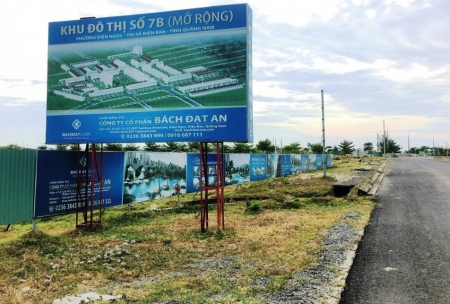 Công ty Bách Đạt An gặp khó khăn trong việc triển khai loạt dự án bất động sản tại Quảng Nam