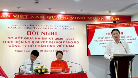 Các đảng bộ cơ sở thuộc Đảng bộ PV GAS sơ kết giữa nhiệm kỳ 2020 - 2025