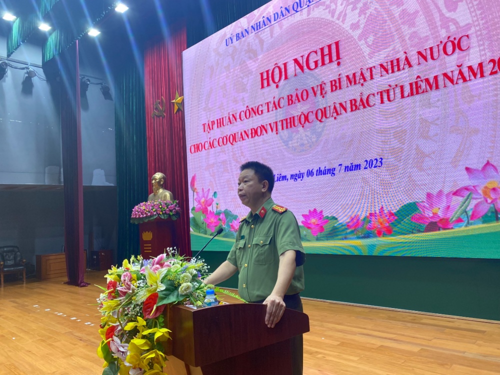 Hà Nội: Quận Bắc Từ Liêm tổ chức tập huấn công tác bảo vệ bí mật nhà nước năm 2023