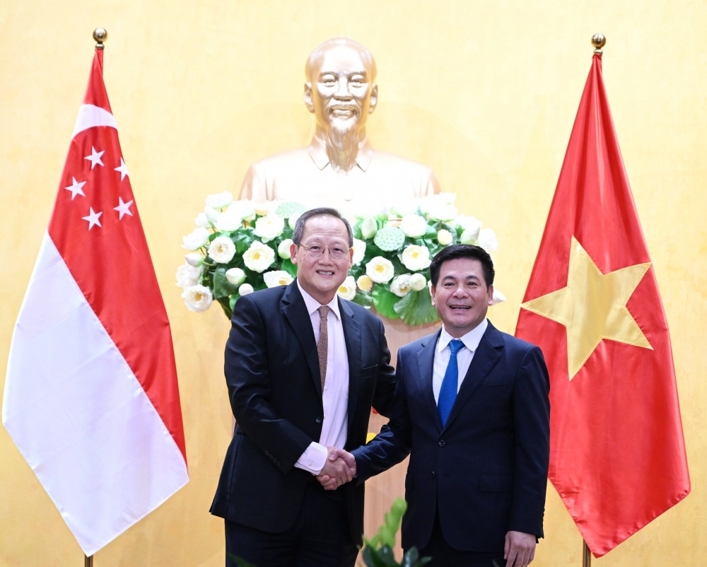 Việt Nam - Singapore tăng cường hợp tác về năng lượng xanh