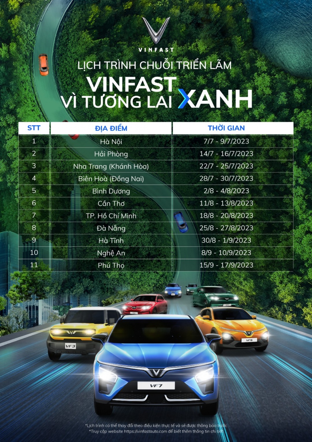 Ra mắt bộ tứ xe điện VinFast mới