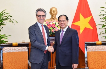 Bộ trưởng Bùi Thanh Sơn tiếp Đại sứ, Trưởng Phái đoàn Liên minh châu Âu