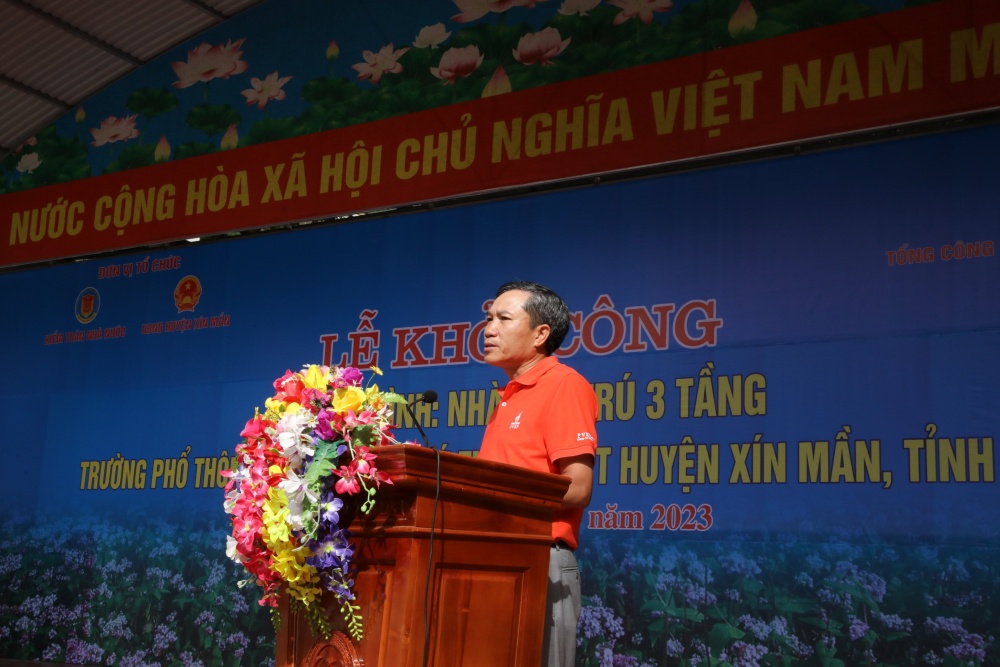 PVEP tài trợ 15 tỷ đồng xây dựng nhà lưu trú cho trường dân tộc nội trú huyện Xín Mần, tỉnh Hà Giang