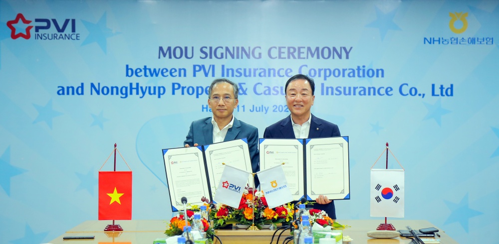 Bảo hiểm PVI ký kết hợp tác với Công ty TNHH Bảo hiểm Tài sản & Thiệt hại NongHyup