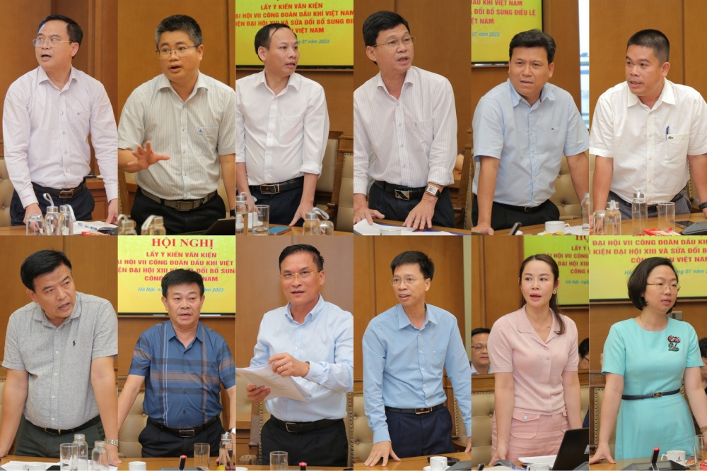 CĐ DKVN tổ chức Hội nghị lấy ý kiến Văn kiện Đại hội VII Công đoàn Dầu khí Việt Nam