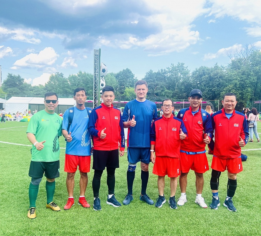 Vietsovpetro tham gia giải Bóng đá do Công ty AO Zarubezhneft tổ chức tại Liên bang Nga năm 2023