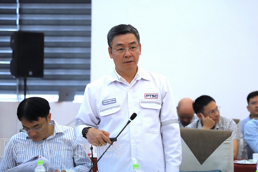 Tổng giám đốc Petrovietnam Lê Mạnh Hùng làm việc với PTSC: Xây dựng hệ sinh thái để tập trung nguồn lực
