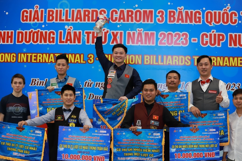 Sức nóng ngày chung kết giải Billiards Carom 3 băng quốc tế bình dương năm 2023 – Cup Number 1