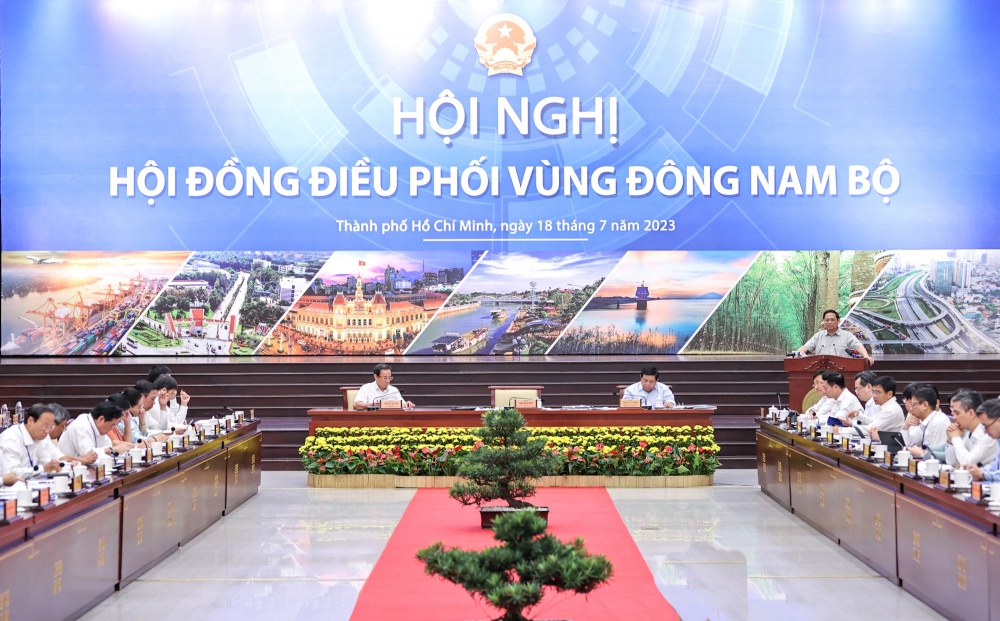 Thủ tướng chủ trì Hội nghị lần thứ nhất Hội đồng Điều phối Vùng Đông Nam Bộ