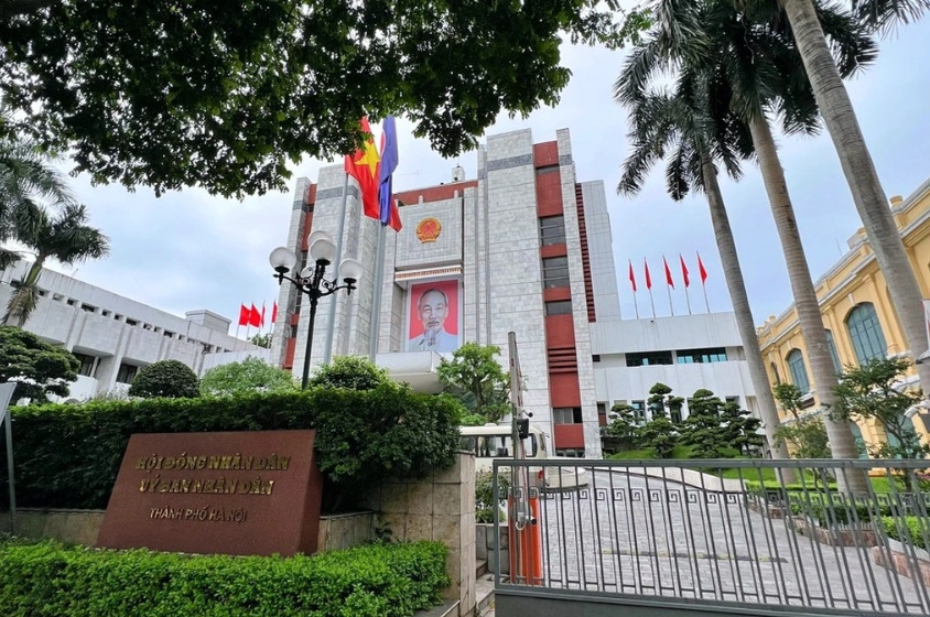 Trụ sở UBND TP Hà Nội (Ảnh: Nguyễn Trường).