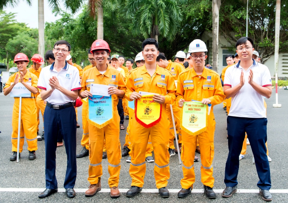 Công ty Khí Cà Mau tổ chức hội thao nghiệp vụ Phòng cháy chữa cháy và Cứu hộ cứu nạn năm 2023
