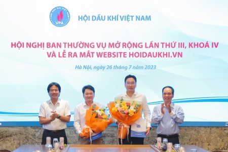 Hội Dầu khí Việt Nam họp Ban Thường vụ mở rộng lần thứ III, khóa IV, nhiệm kỳ 2022 - 2027