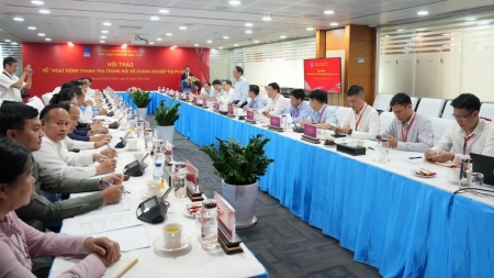 Đoàn thanh tra Nhà nước Lào nghiên cứu kinh nghiệm thực tiễn tại PV GAS