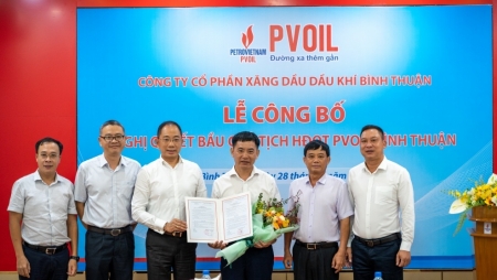 Thay đổi Chủ tịch HĐQT PVOIL Bình Thuận