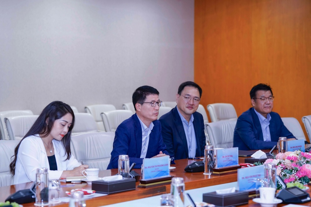 Tổng Giám đốc Samsung C&T Oh Se Chul khẳng định niềm tự hào đã được đồng hành cùng PV GAS hoàn thành cơ bản dự án Kho cảng LNG Thị Vải