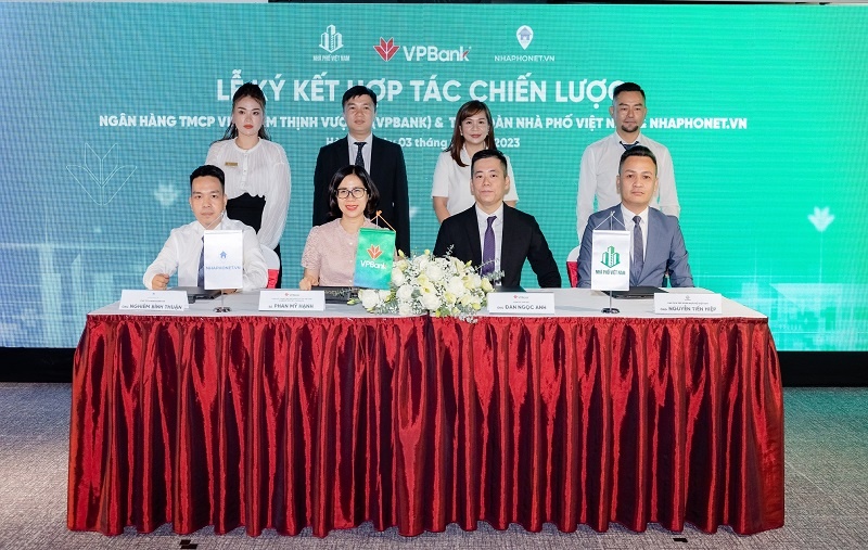 VPBank ký kết thỏa thuận hợp tác chiến lược với Nhà Phố Việt Nam và Nhaphonet.vn