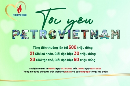 Cuộc thi "Tôi yêu Petrovietnam" chính thức bắt đầu vào 9 giờ sáng nay (14/8)