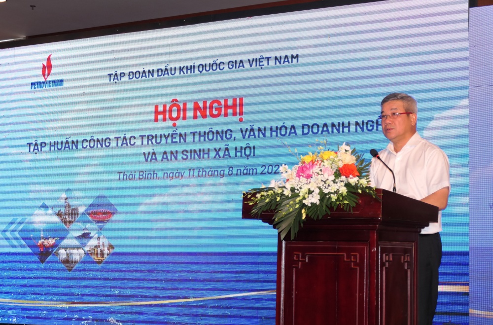 Petrovietnam tổ chức Hội nghị tập huấn về công tác truyền thông, văn hoá doanh nghiệp, an sinh xã hội Petrovietnam tổ chức Hội nghị tập huấn về công tác truyền thông, văn hoá doanh nghiệp, an sinh xã hội