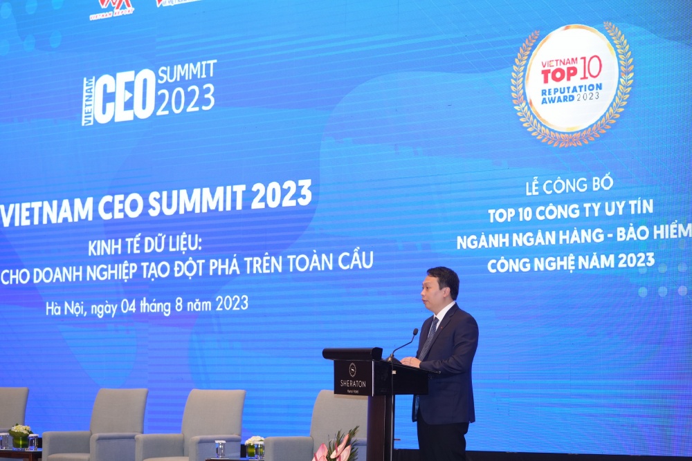 Hội nghị Vietnam CEO Summit 2023 với chủ đề “Kinh tế dữ liệu:Cơ hội cho DN tạo đột phá trên toàn cầu” 