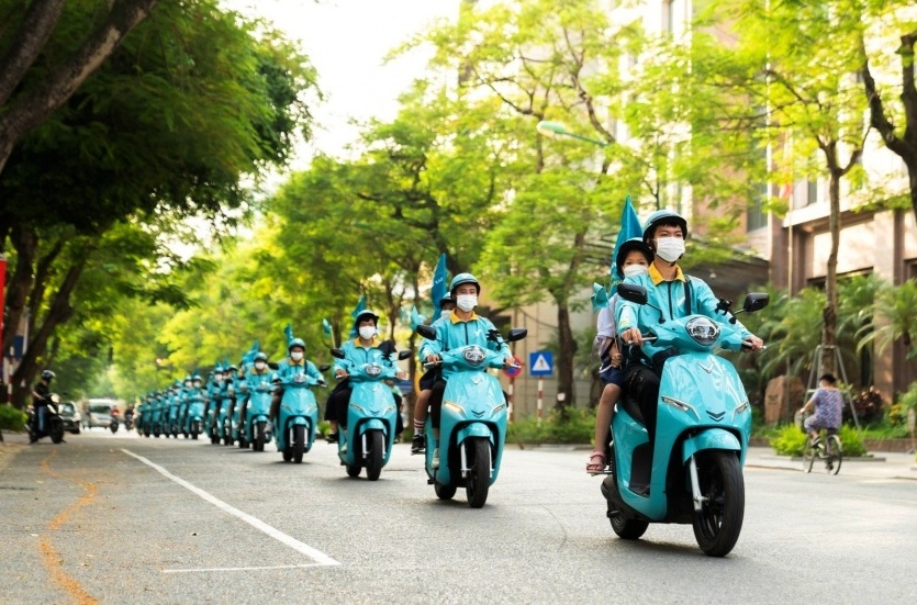 Ra mắt dịch vụ gọi xe máy điện xanh SM Bike tại Hà Nội