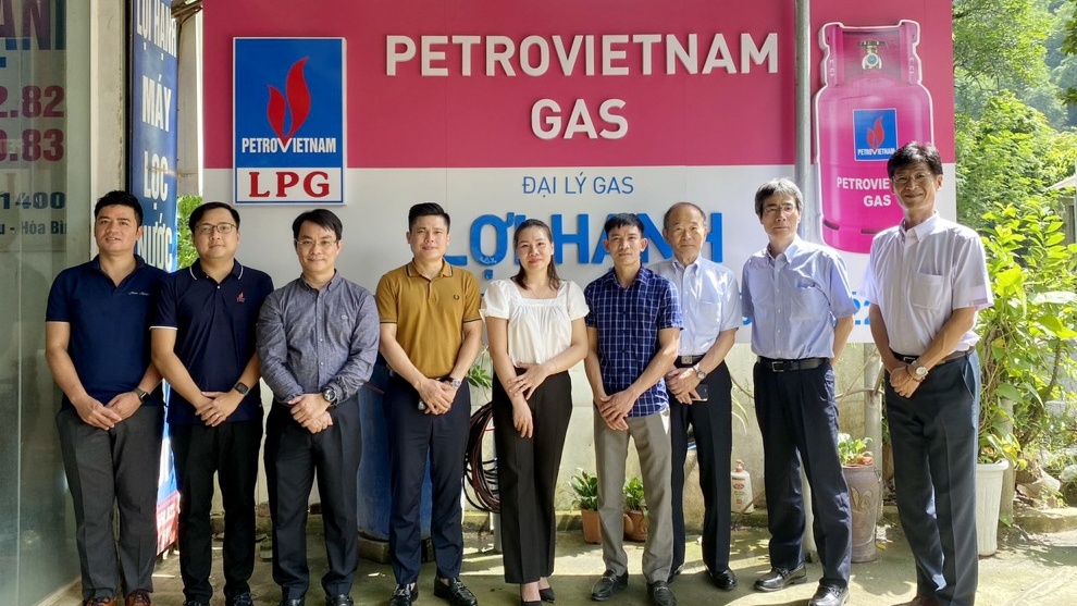 PV GAS và đối tác Nhật Bản khởi động dự án hợp tác về nâng cao năng lực quản lý phân phối LPG bằng mã vạch