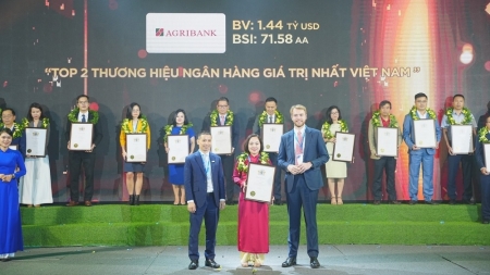 Agribank duy trì vị trí Top 10 thương hiệu giá trị nhất Việt Nam năm 2023