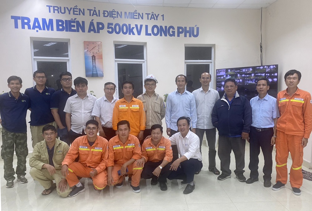 SPMB đóng điện công trình Lắp máy biến áp 500/220kV Long Phú
