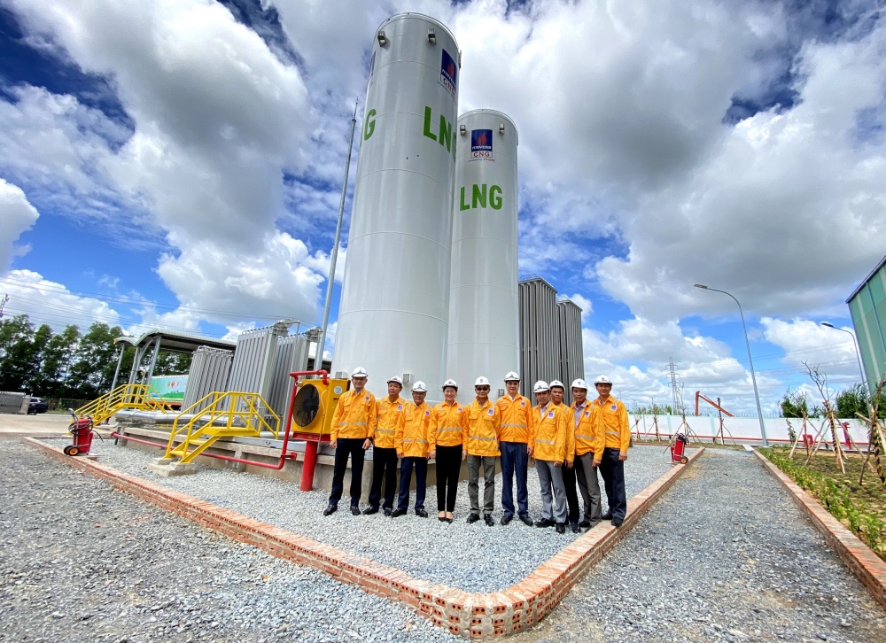 Được nghiệm thu toàn bộ công tác lắp đặt, Trạm tái hóa khí LNG Thuận Đạo, tỉnh Long An cũng đã hoàn tất các công tác chuẩn bị chạy thử