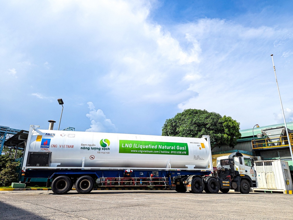 Xe bồn LNG của CNG Việt Nam