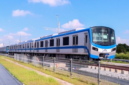 Tàu Metro số 1 chạy thử toàn tuyến vào ngày 29/8