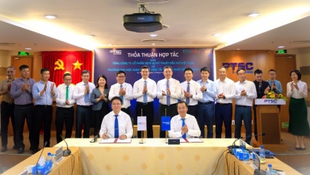 PTSC ký thỏa thuận hợp tác với Trường Đại học Giao thông Vận tải TP Hồ Chí Minh