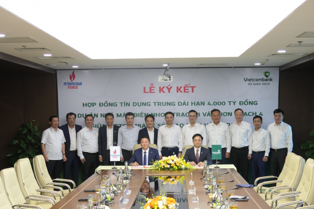 Vietcombank và PV Power ký kết hợp đồng tín dụng trị giá 4.000 tỷ đồng cho Dự án NMĐ Nhơn Trạch 3 và 4