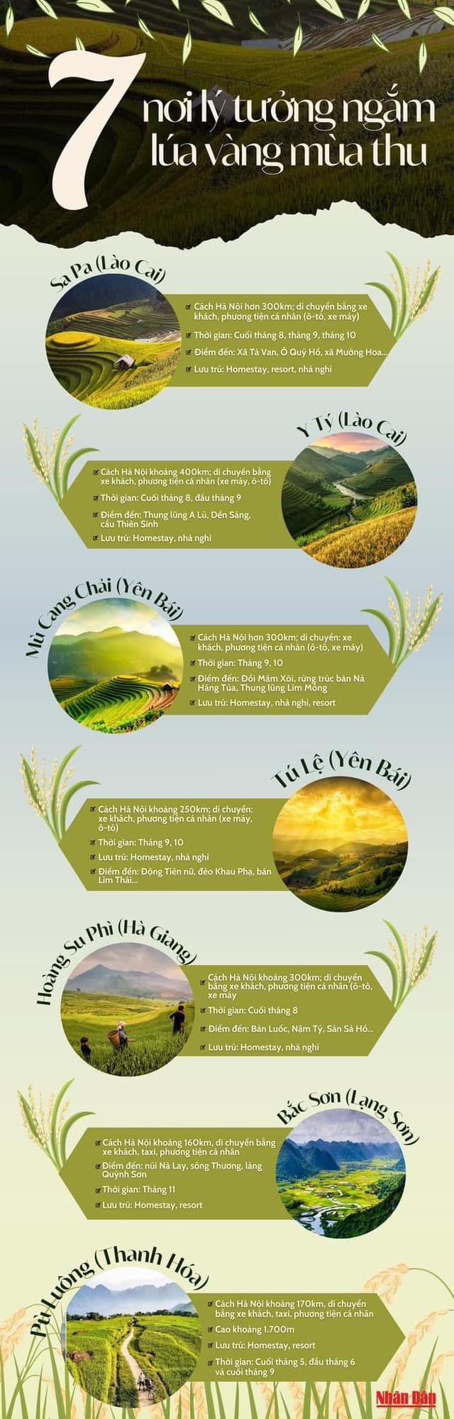 7 nơi lý tưởng ngắm lúa vàng mùa thu