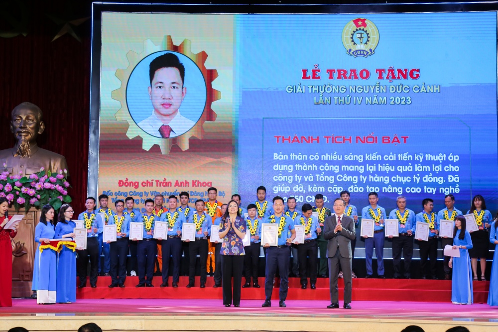Kỹ sư Trần Anh Khoa được trao tặng Giải thưởng Nguyễn Đức Cảnh lần thứ IV, năm 2023