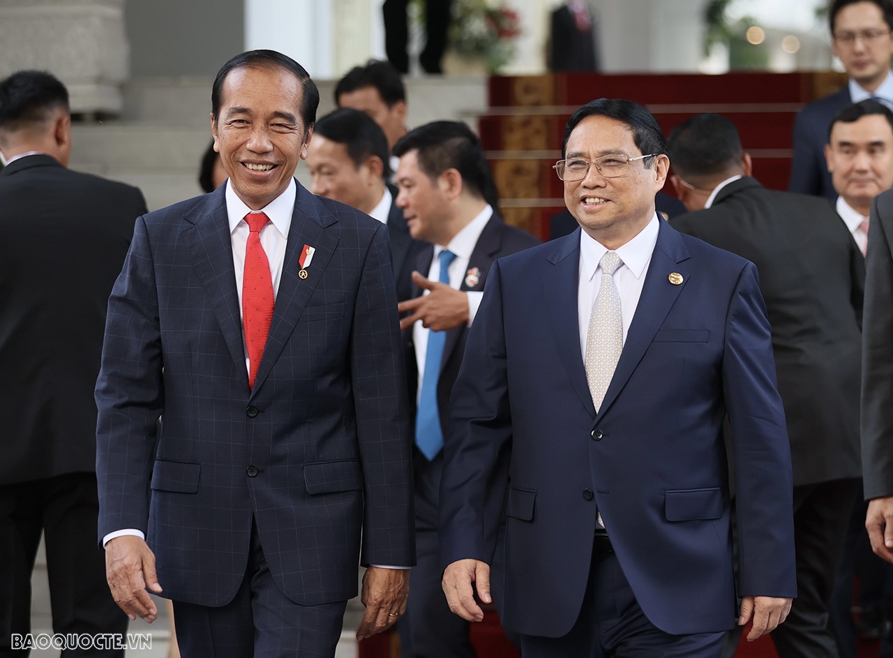 ASEAN-43: Thủ tướng Phạm Minh Chính hội kiến với Tổng thống Indonesia Joko Widodo