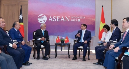 Thủ tướng Phạm Minh Chính tiếp xúc song phương với các đối tác