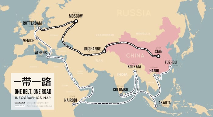 Thương mại giữa Trung Quốc và một số nước thuộc Sáng kiến Vành đai và Con đường đã tăng trong những tháng gần đây