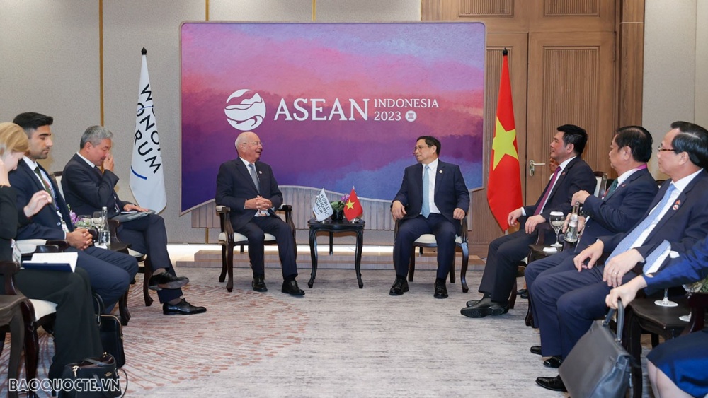 Thủ tướng Phạm Minh Chính tiếp xúc song phương với các đối tác