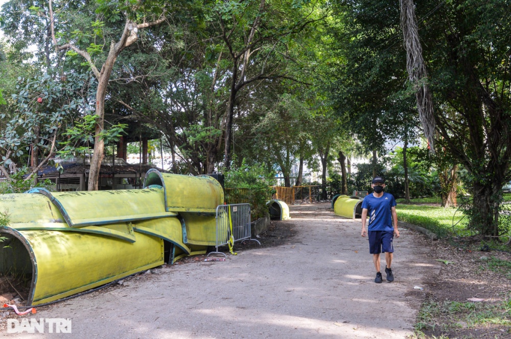 Hiện trạng Công viên Tuổi trẻ sau hơn 3 tháng tháo dỡ công trình vi phạm