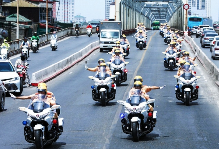 Hà Nội phân luồng giao thông phục vụ đoàn khách quốc tế sang thăm chính thức Việt Nam