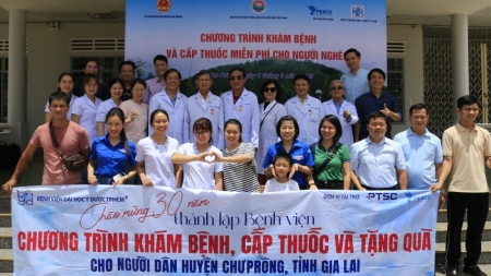 PTSC thực hiện chăm sóc sức khỏe cộng đồng tại huyện Chư Prông, tỉnh Gia Lai