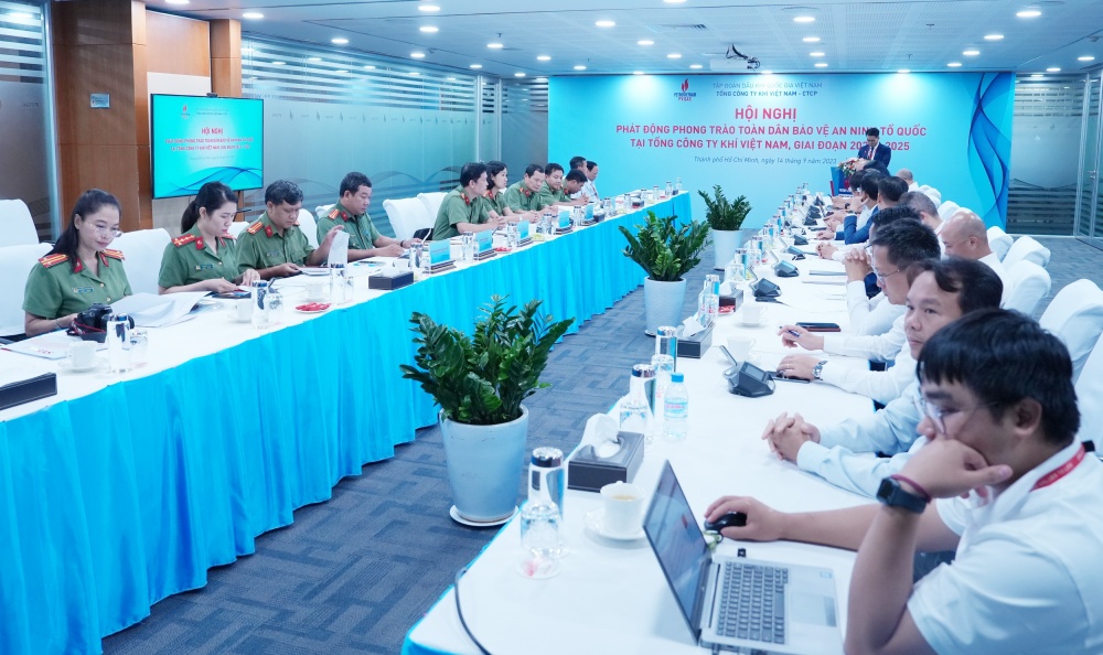 Tổng công ty Khí Việt Nam – CTCP phối hợp cùng Phòng An ninh Kinh tế Công an TP. HCM tổ chức Hội nghị Phát động Phong trào toàn dân bảo vệ an ninh Tổ quốc giai đoạn 2023 – 2025