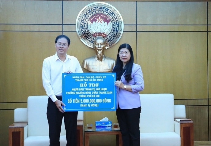 Đã tiếp nhận hơn 55,4 tỷ đồng hỗ trợ các nạn nhân vụ cháy tại quận Thanh Xuân