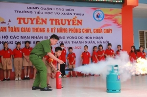 Hà Nội: Trang bị kỹ năng PCCC cho cấp tiểu học