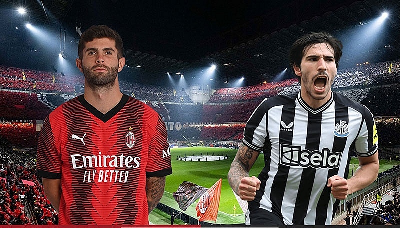 Link xem trực tiếp UEFA Champions League, AC Milan vs Newcastle, 23h00 ngày 19/9